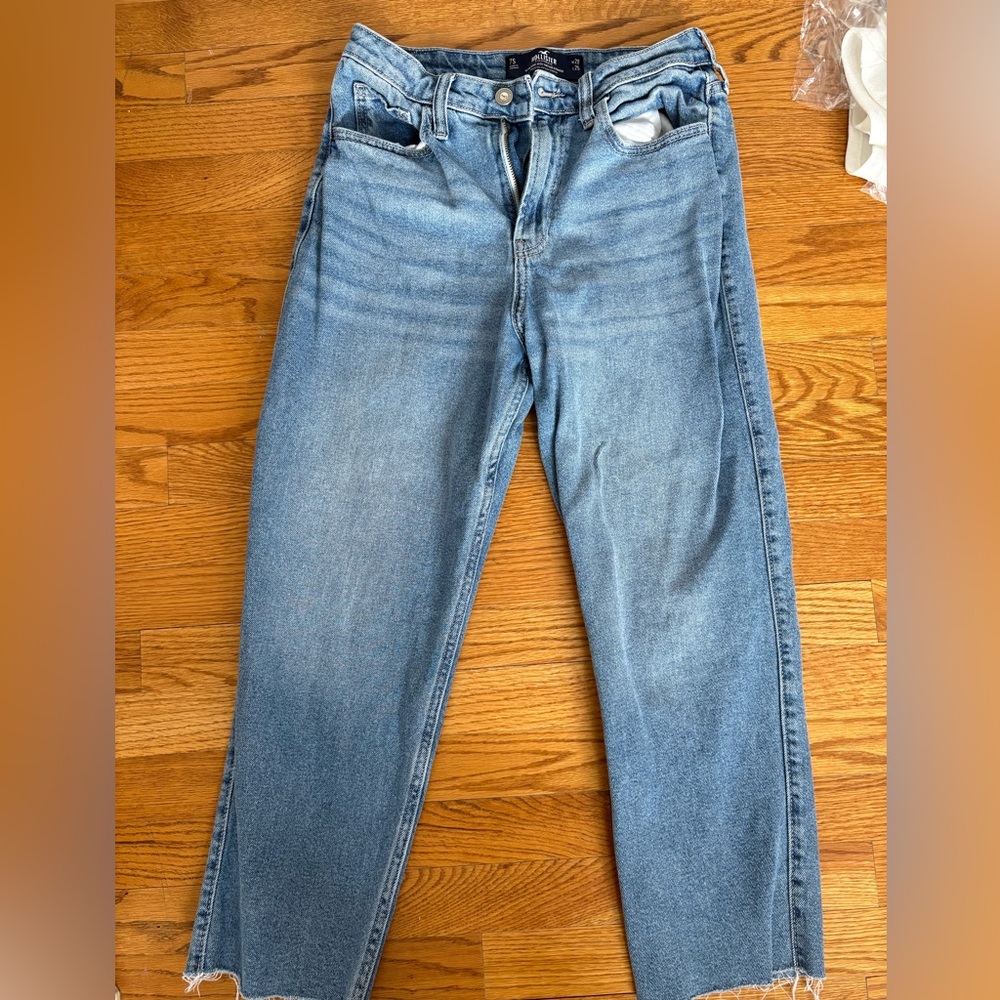 Hollister Blue Straight Jeans